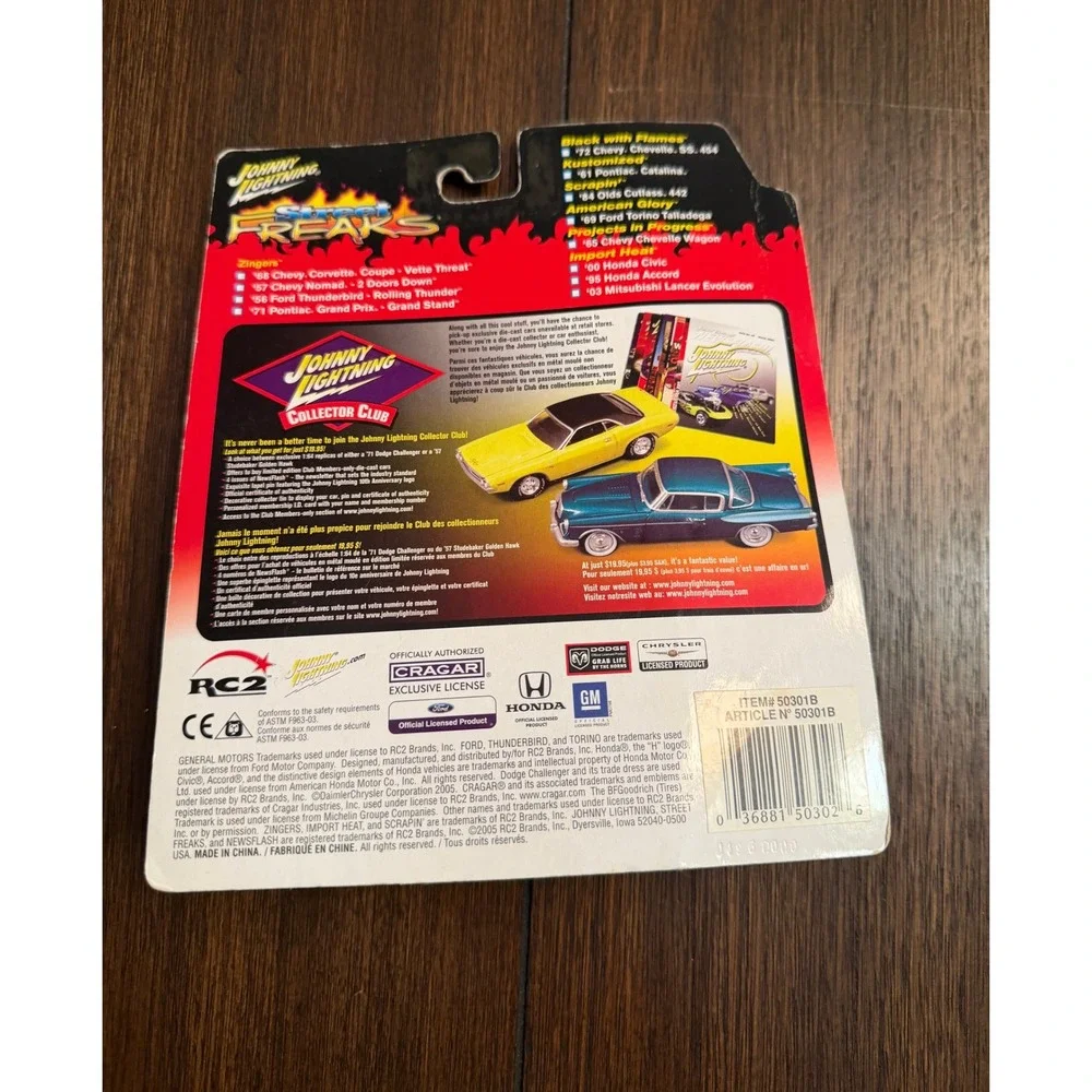 Johnny Lightning Street Freaks Import Heat 00 Honda Civic Custom 1:64 Diecast